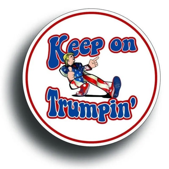 🇺🇸”Keep On Trumpin” Colorful Patriotic Graphic Sticker! - Picture 6 of 6